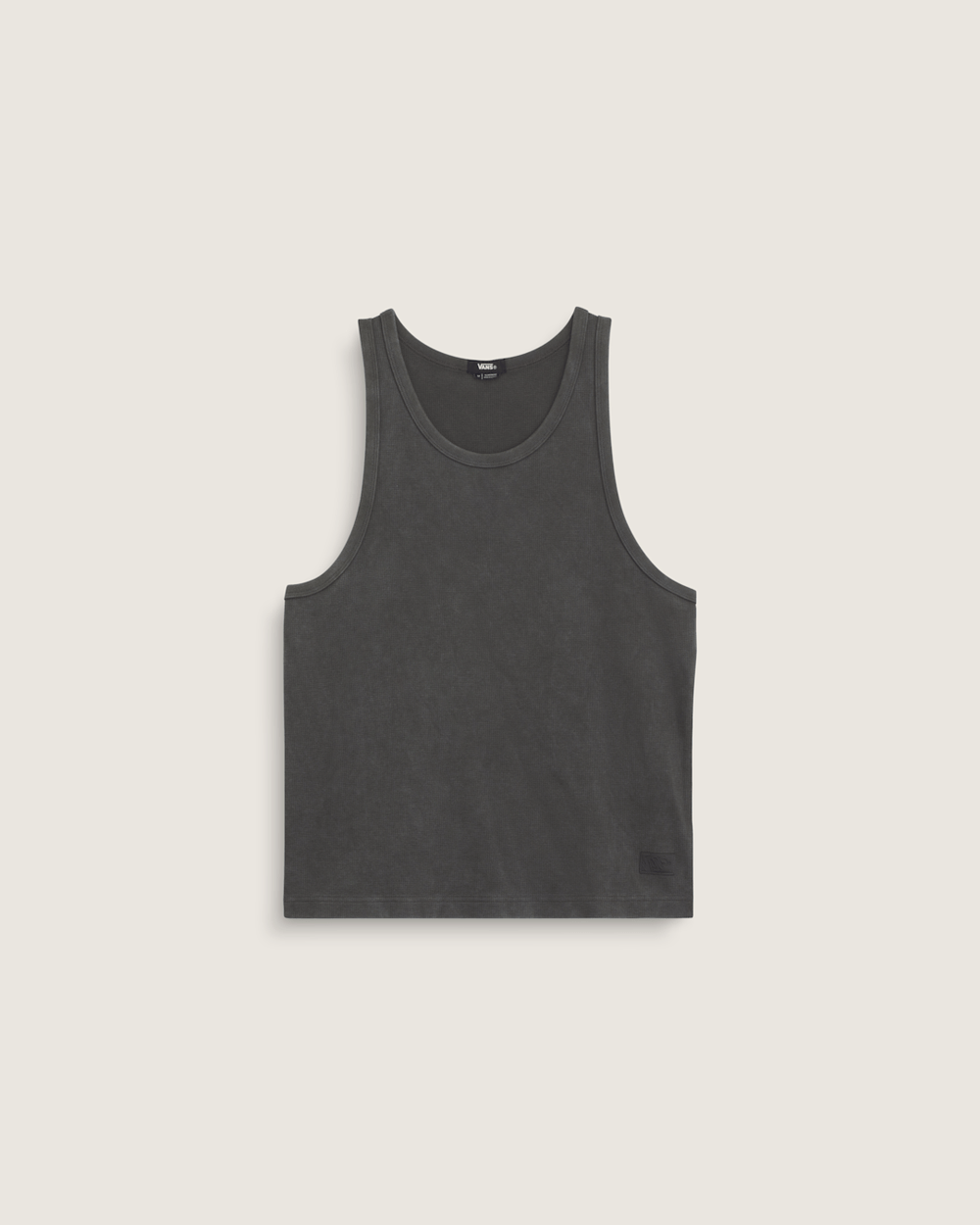 Men Vans Premium Waffle Tank Top in Faded Black