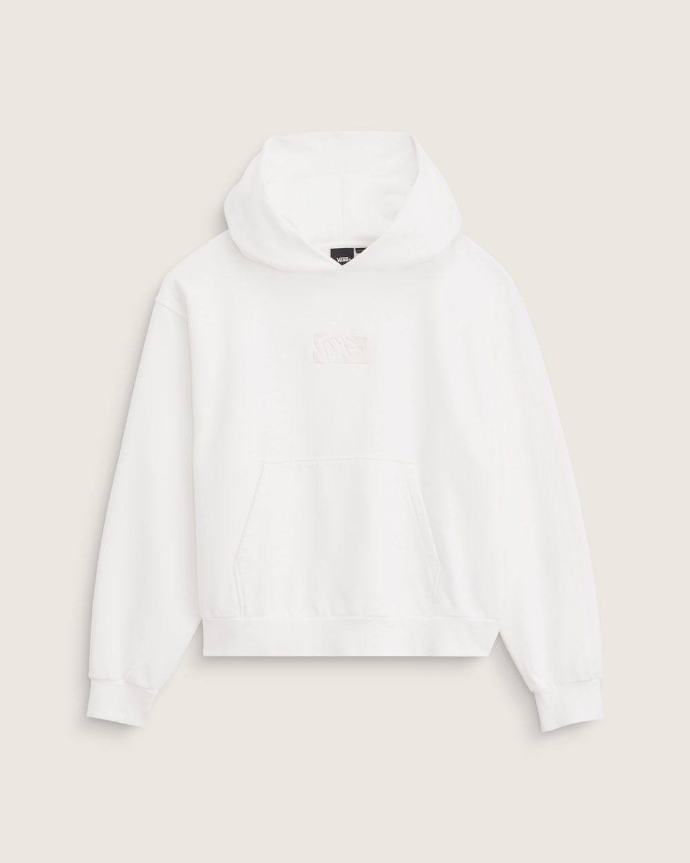 Men Vans Premium Pullover Hoodie in Egret White
