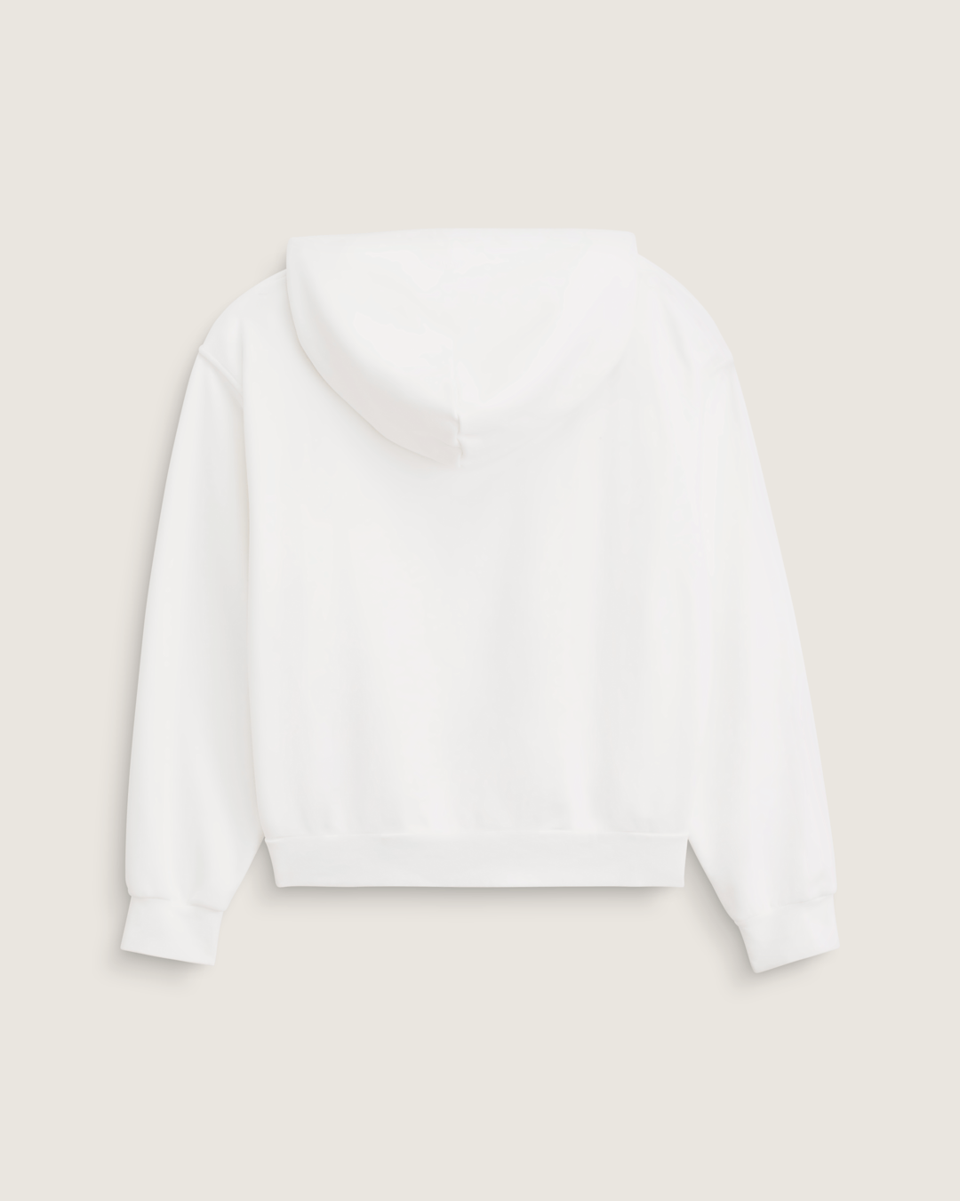 Men Vans Premium Pullover Hoodie in Egret White