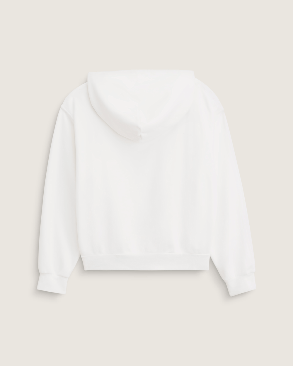 Men Vans Premium Pullover Hoodie in Egret White