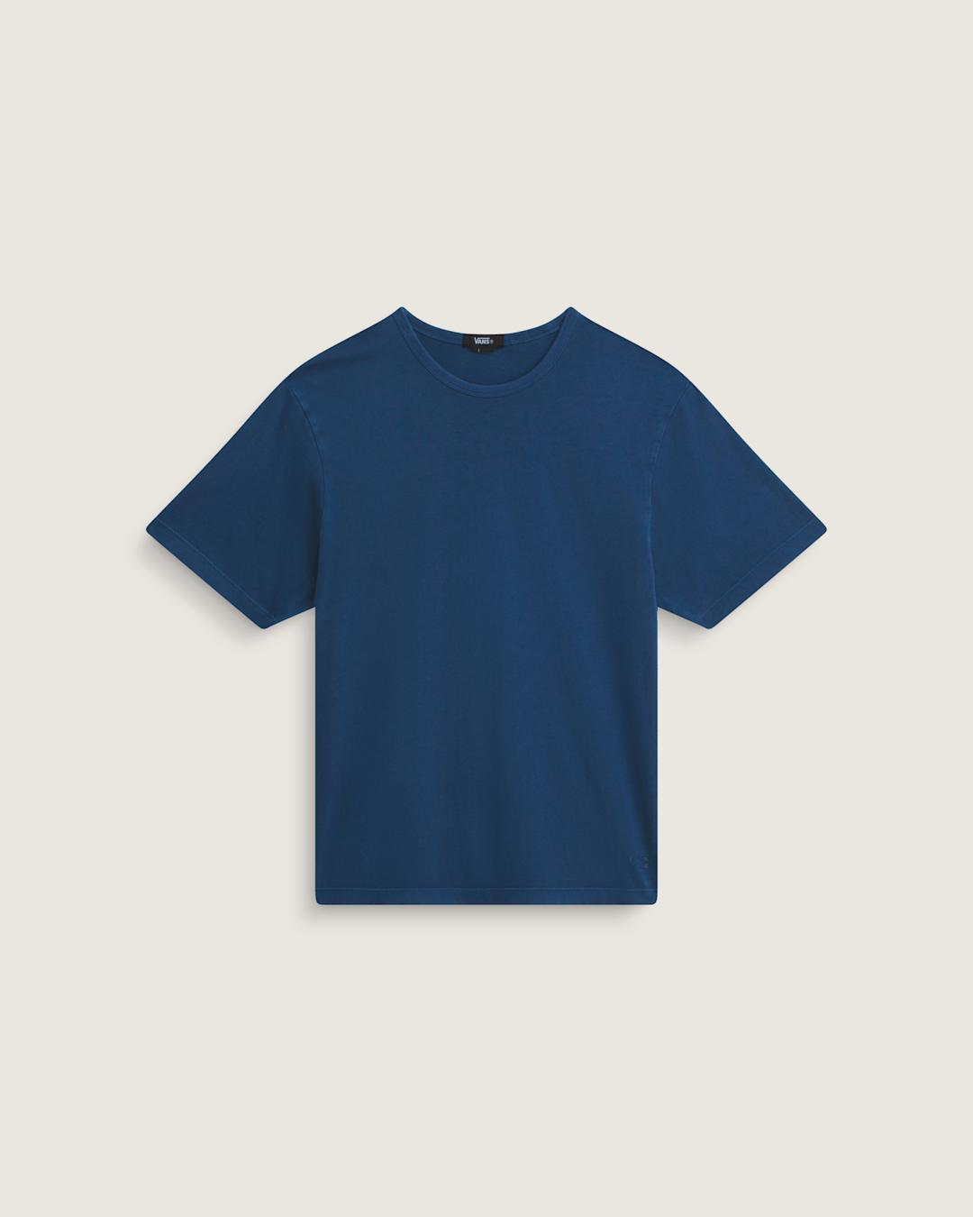 Men Vans Premium Shrunken T-Shirt in Deep Indigo Blue