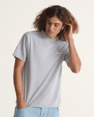 Men Vans New Left Chest T-Shirt in Athletic Heather Grey