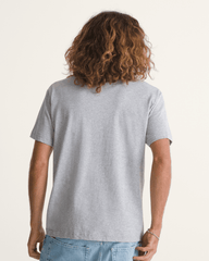 Men Vans New Left Chest T-Shirt in Athletic Heather Grey