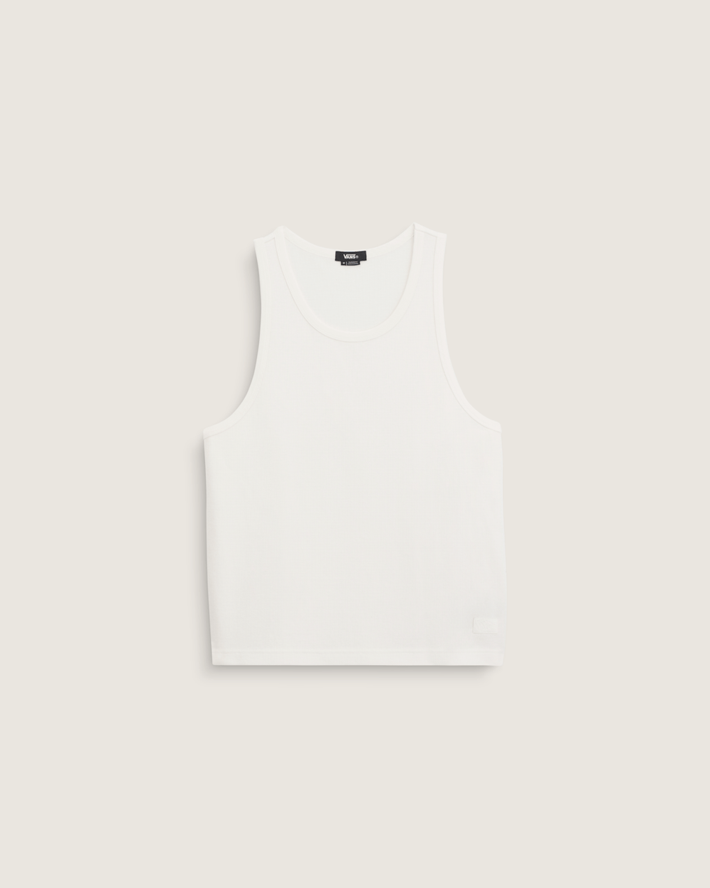 Men Vans Premium Waffle Tank Top in Egret White