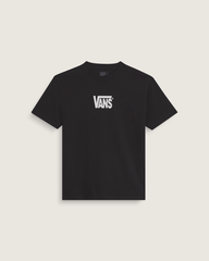Men Vans Stretch Logo T-Shirt in Black / White