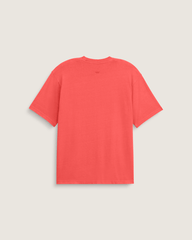 Men Vans Premium Loose Fit T-Shirt in Crimson Haze Red