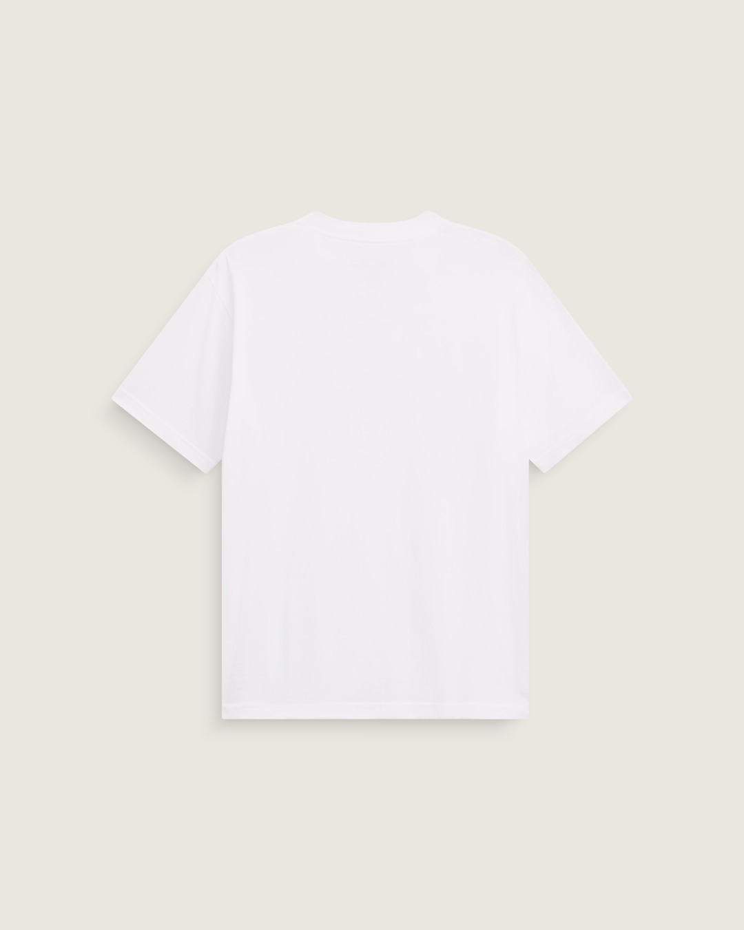 Men Vans Stretch Logo T-Shirt in White / Black