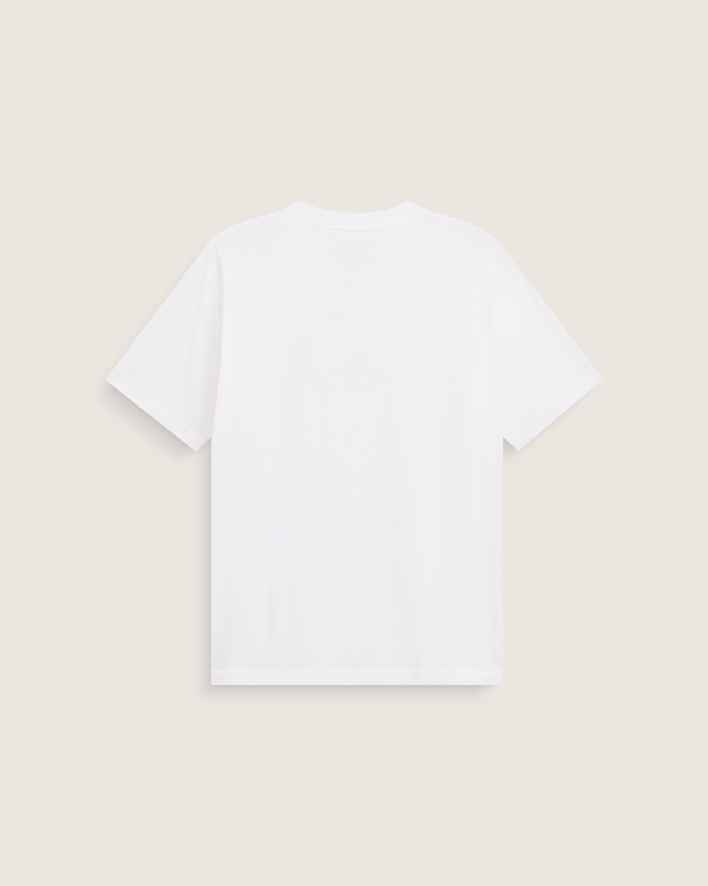 Men Vans Stretch Logo T-Shirt in White / Black