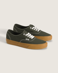 Men Vans Authentic Shoe in Gum Obsidian Fern Green