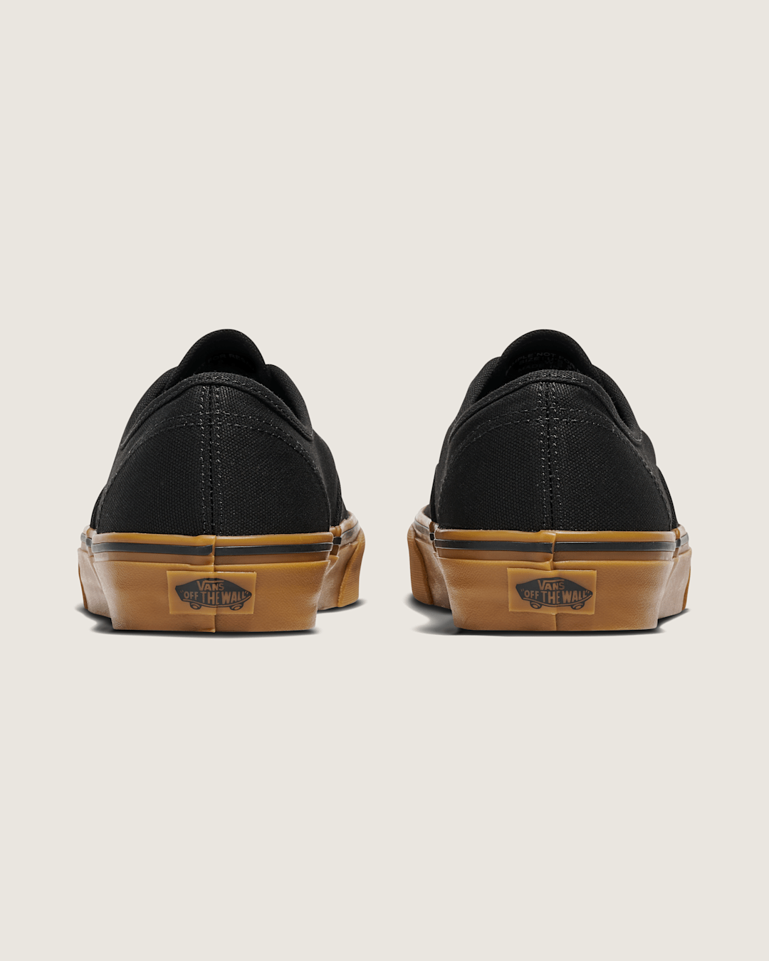Men Vans Authentic Shoe in Gum Black
