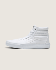 Men Vans Sk8-Hi True White Classics Shoe