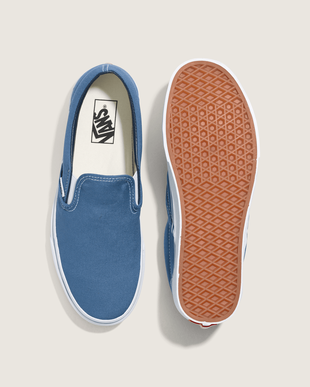 Men Vans Classic Slip-On Navy Classics Shoe