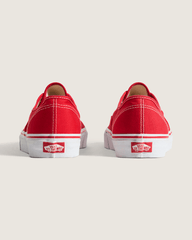 Men Vans Authentic Red Classics Shoe