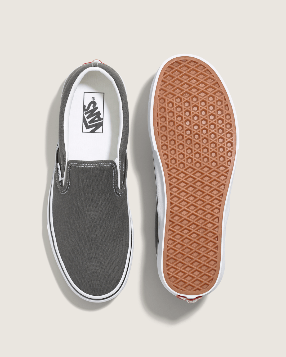 Men Vans Classic Slip-On Charcoal Classics Shoe