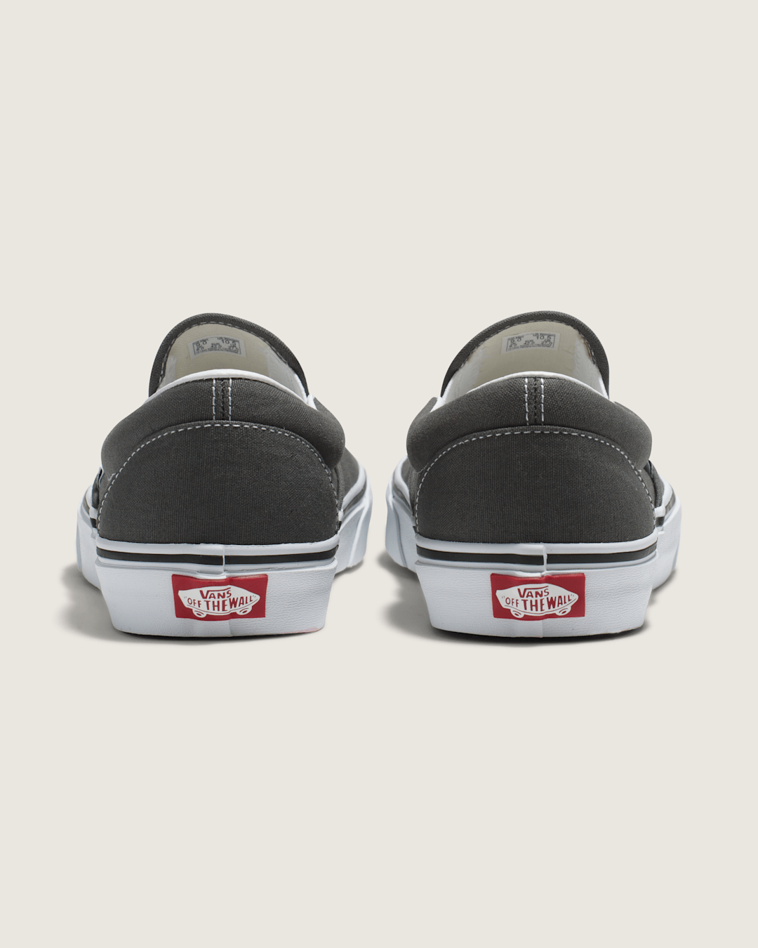 Men Vans Classic Slip-On Charcoal Classics Shoe