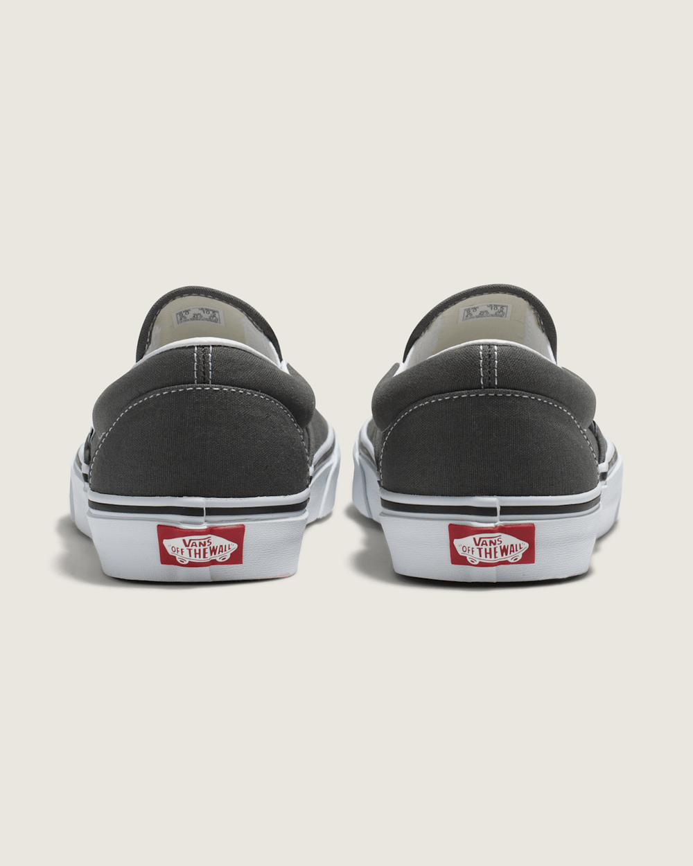 Men Vans Classic Slip-On Charcoal Classics Shoe