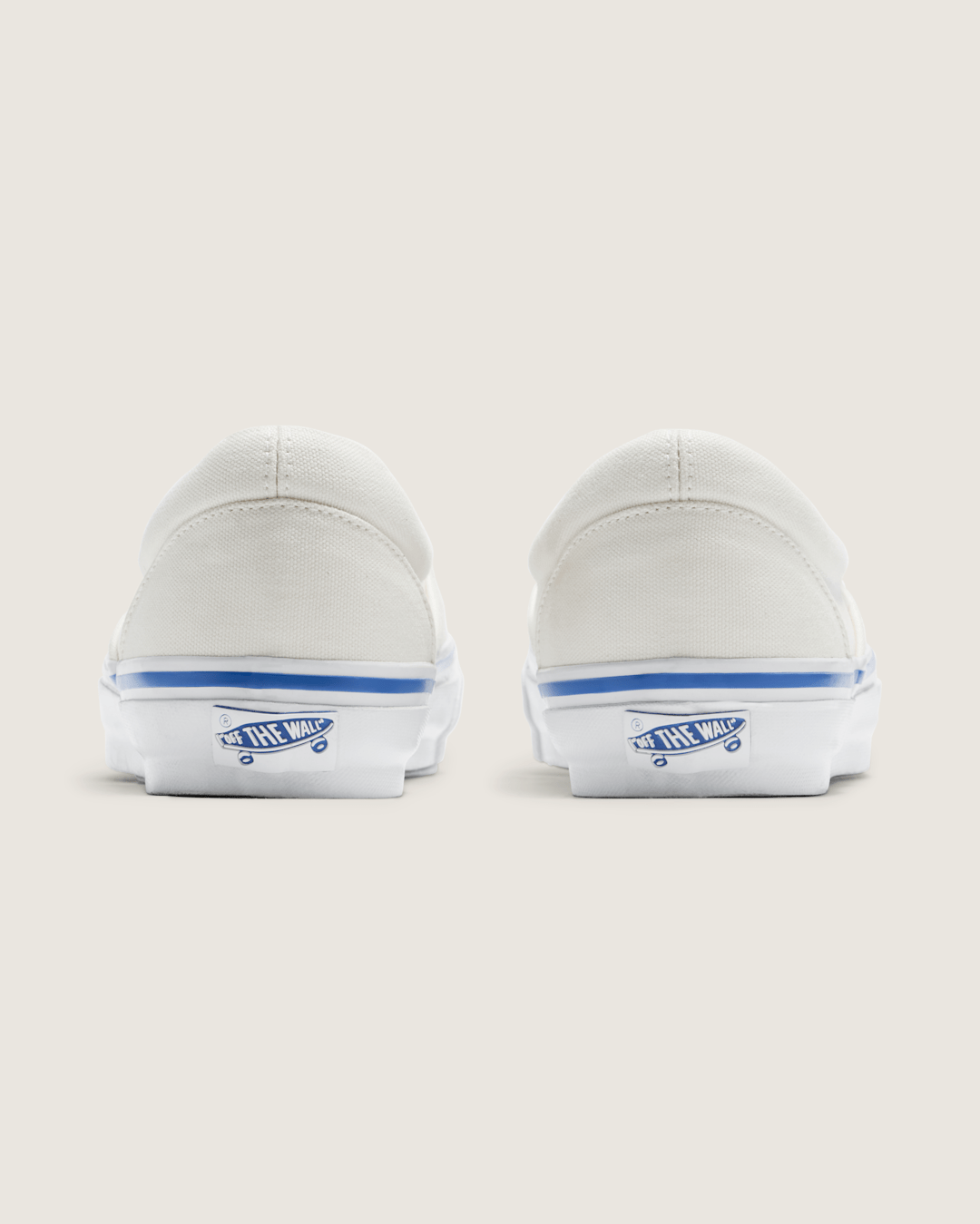 Men Vans Premium Slip-On Shoe in Off White / White