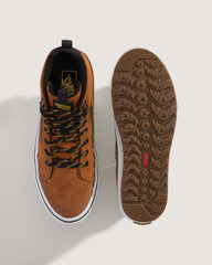 Men Vans Sk8-Hi Waterproof Insulated Shoe in Glazed Ginger Brown