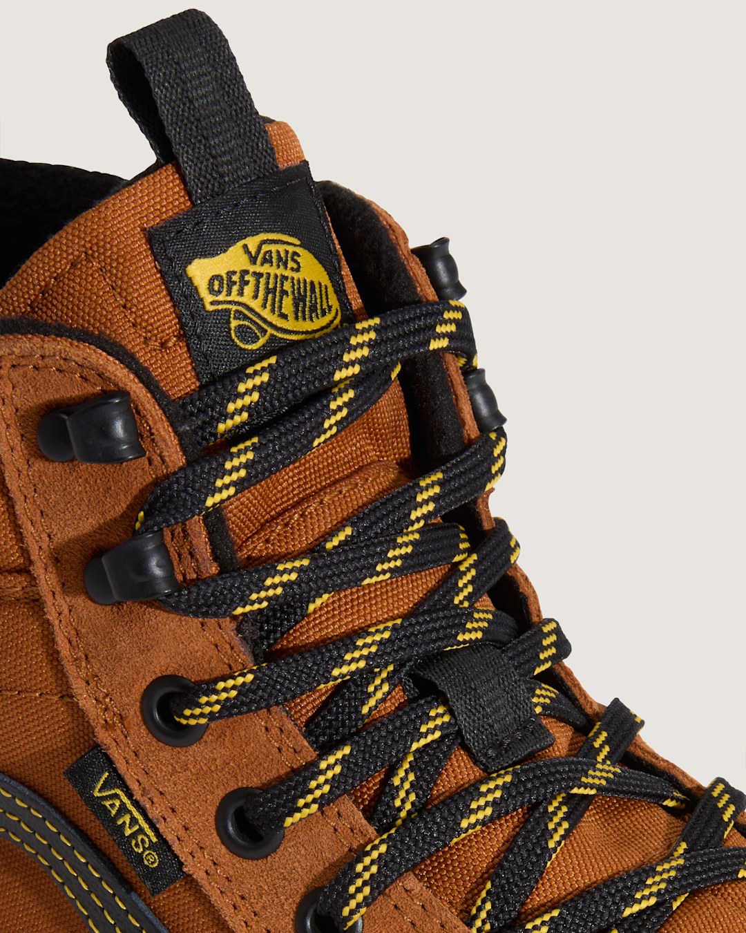 Men Vans Sk8-Hi Waterproof Insulated Shoe in Glazed Ginger Brown