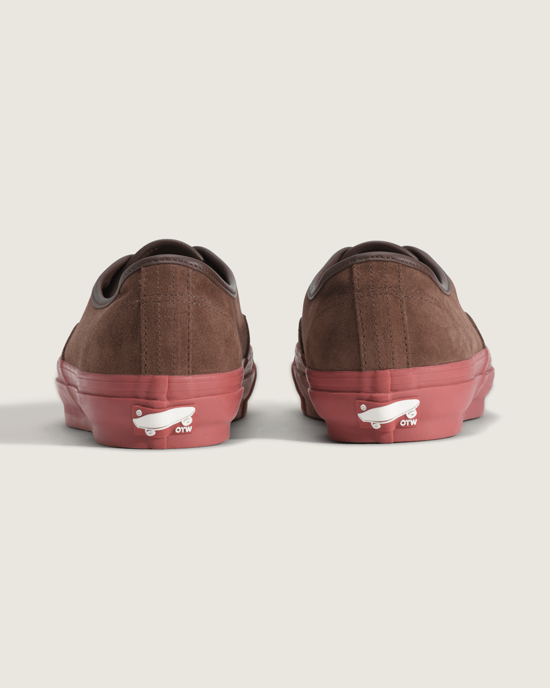 Men Vans OTW Authentic 44 Siped Vibram in Potting Soil Brown / Ochre Red