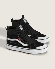Men Vans Sk8-Hi Waterproof Insulated Shoe in Black / White
