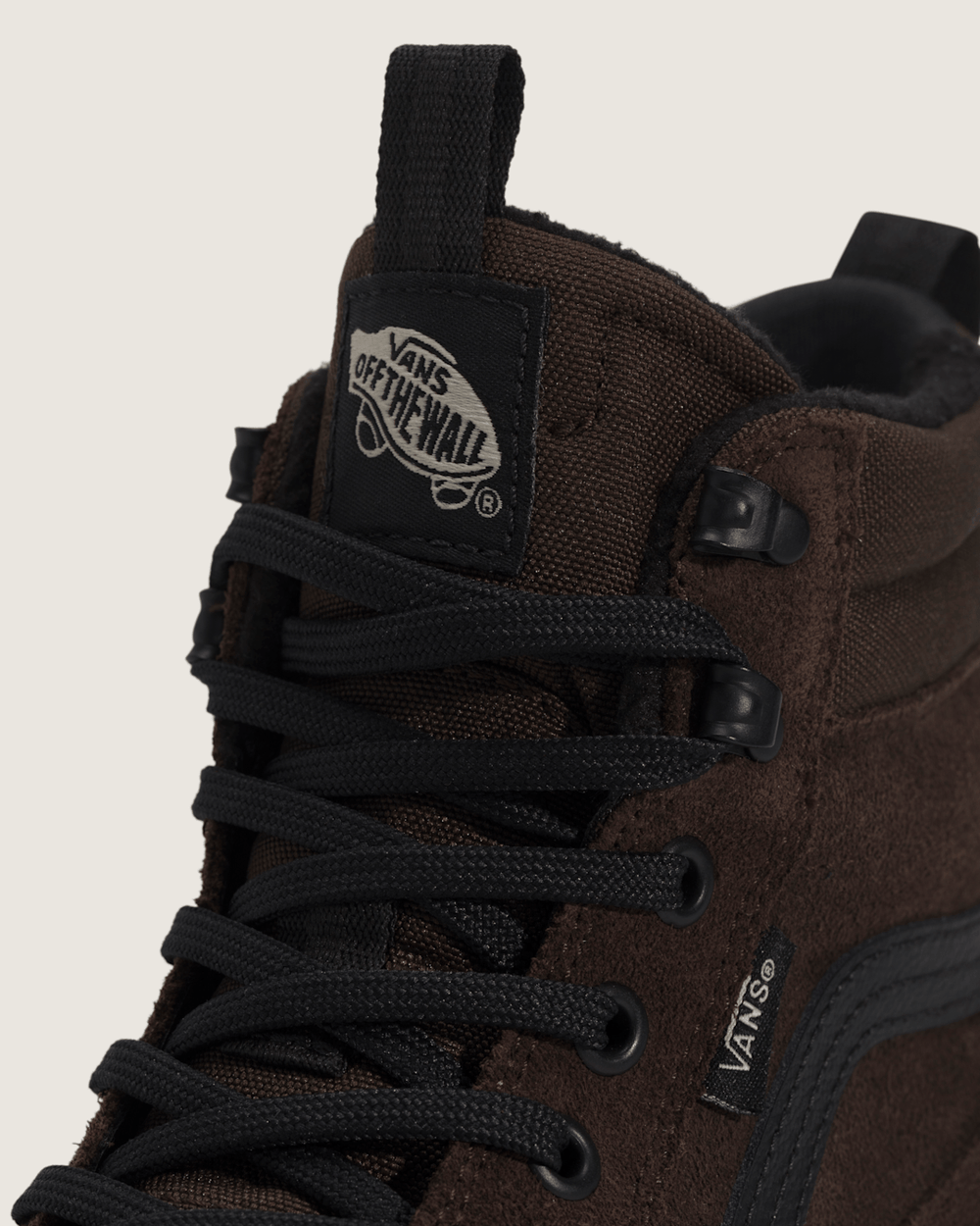 Men Vans Sk8-Hi Waterproof Insulated Shoe in Brown / Black