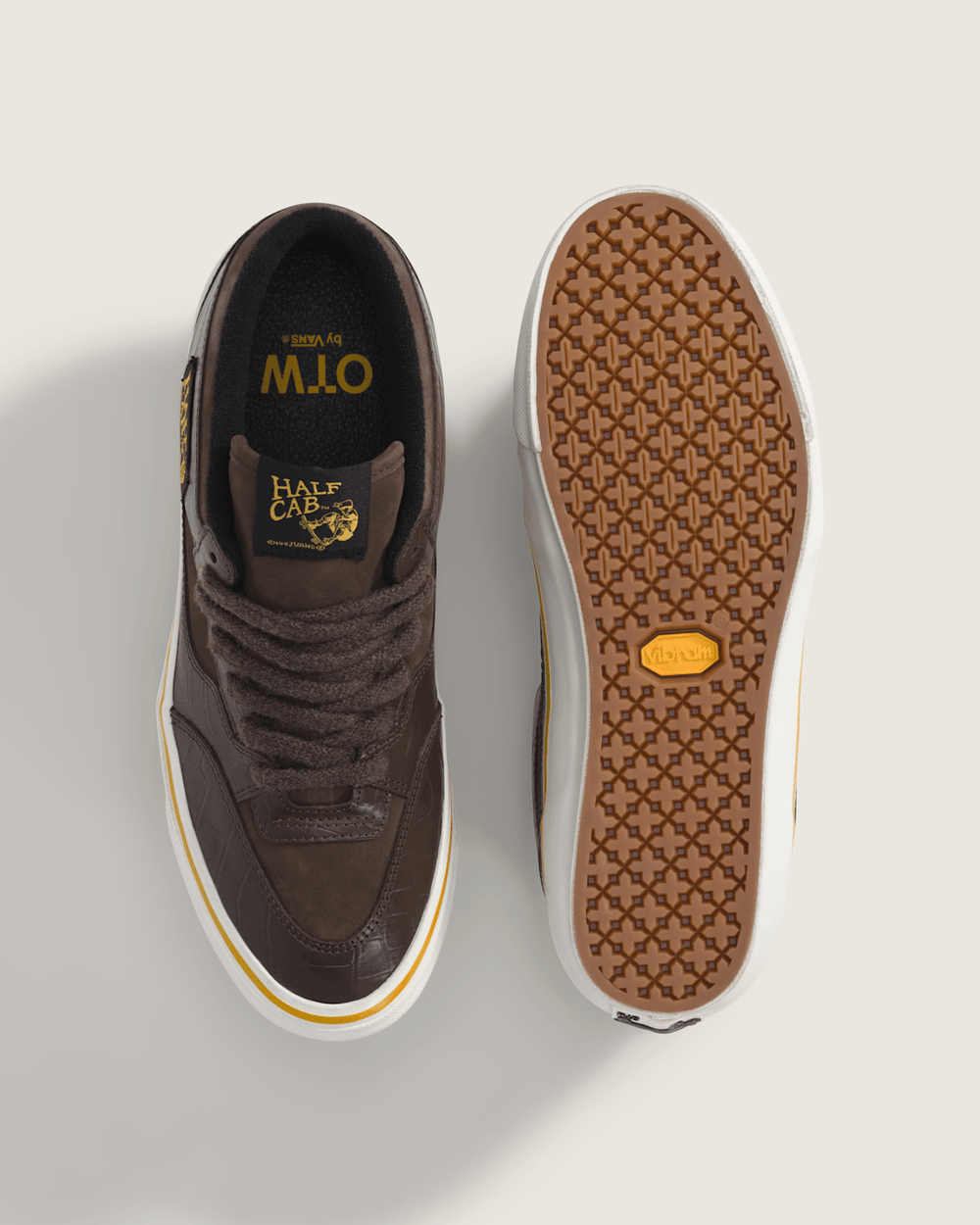 Men Vans OTW Half Cab 33 Vibram in Demitasse Brown