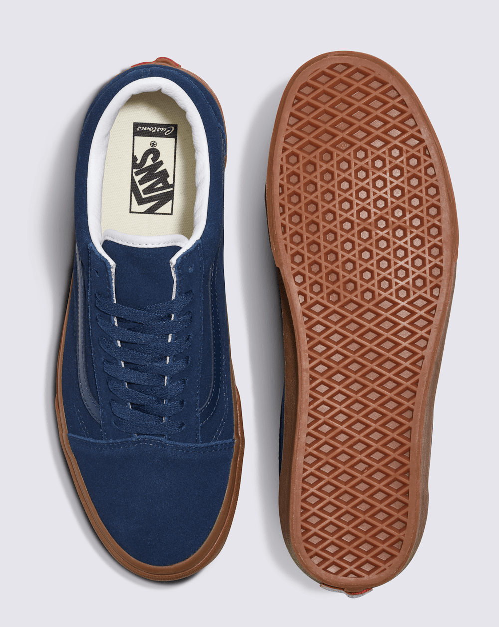 Men Vans Customs Old Skool Suede Shoe in Customs