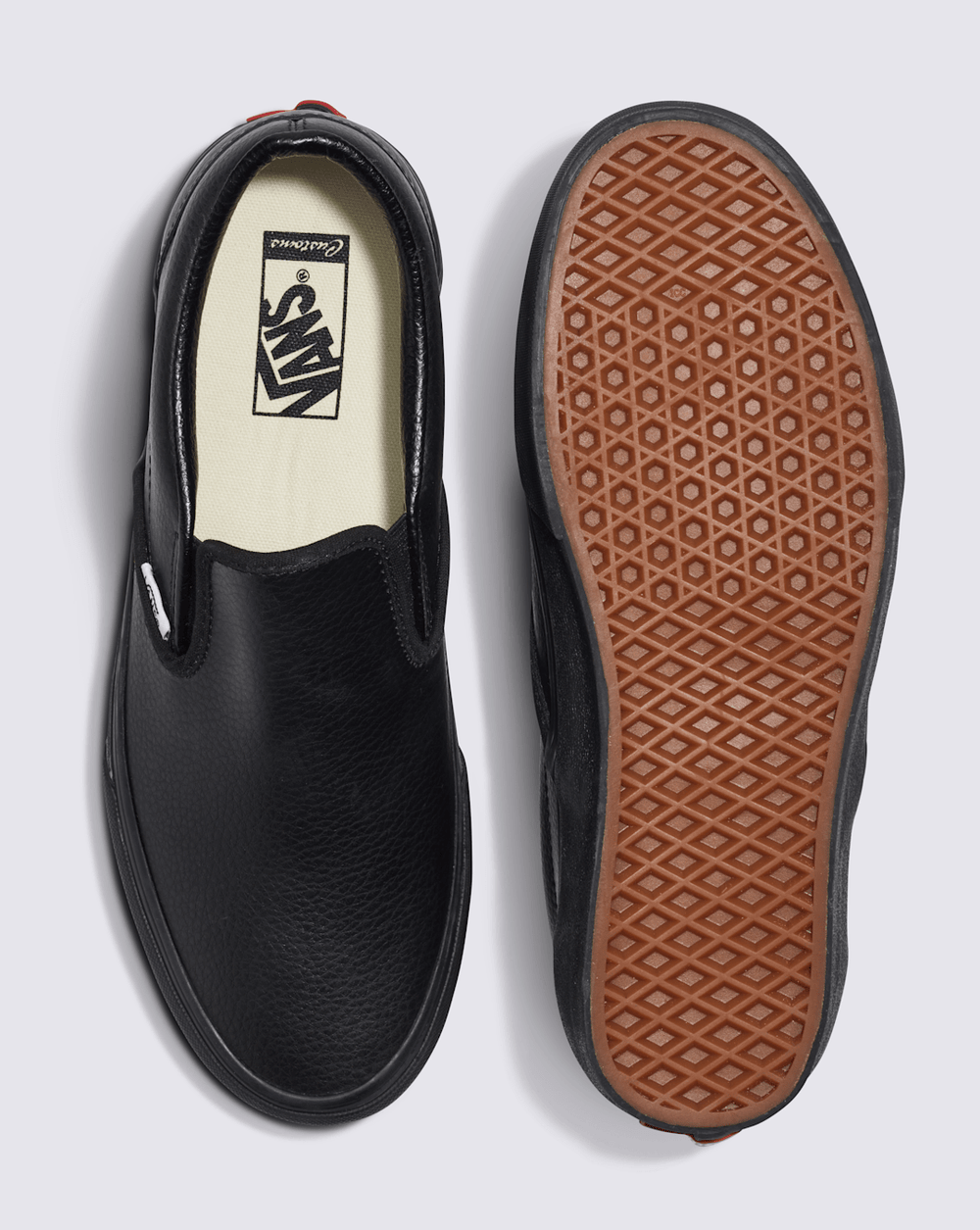 Men Vans Customs Classic Slip-On Leather Shoe in Customs