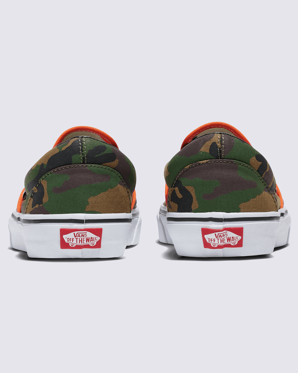 Men Vans Customs Classic Slip-On Shoe in Camo Jungle Green