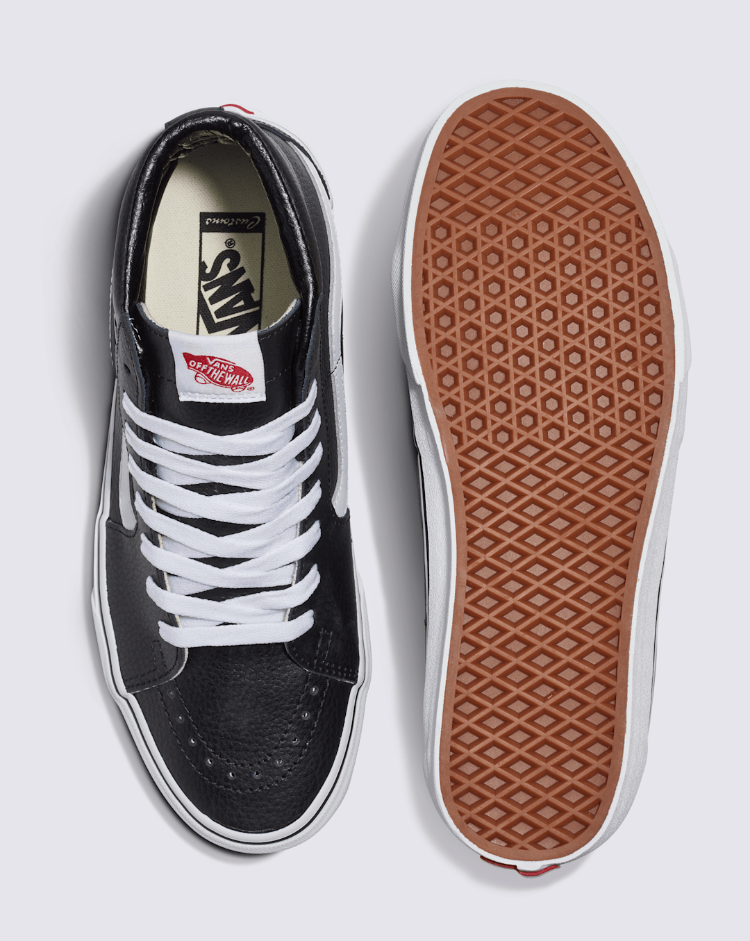 Men Vans Customs Sk8-Hi Leather Shoe in Customs