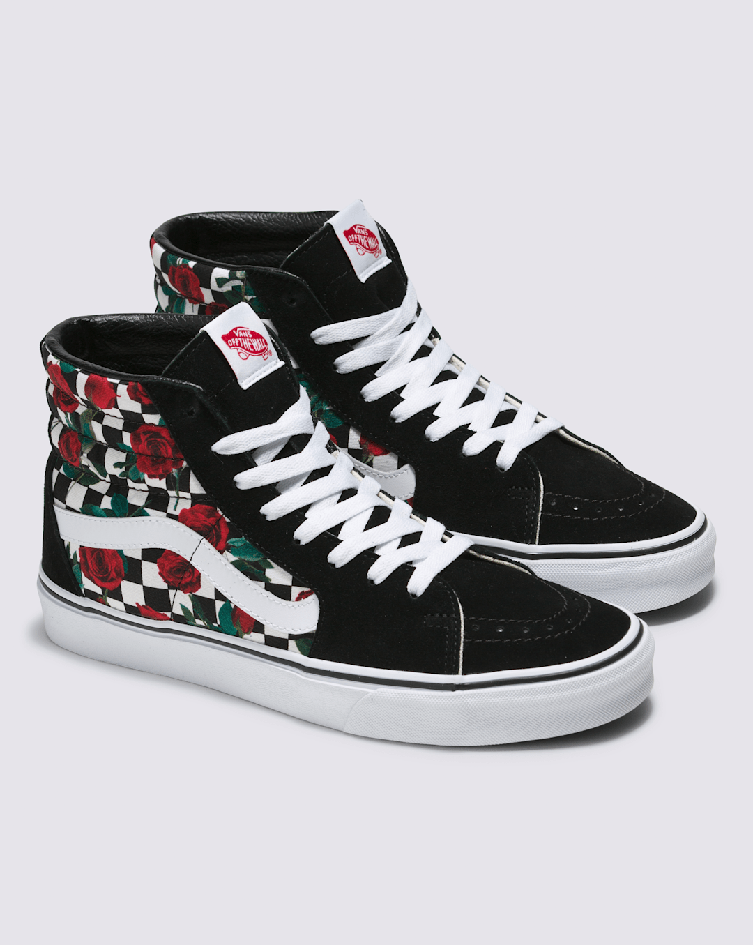 Men Vans Customs Sk8-Hi Checkerboard Shoe in Customs