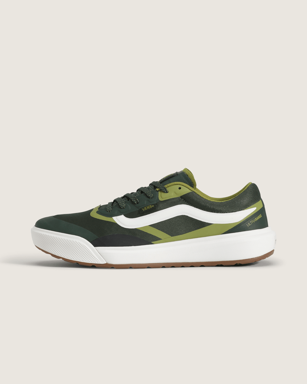 Men Vans UltraRange 2.0 Shoe in Kelp Green / Marshmallow White