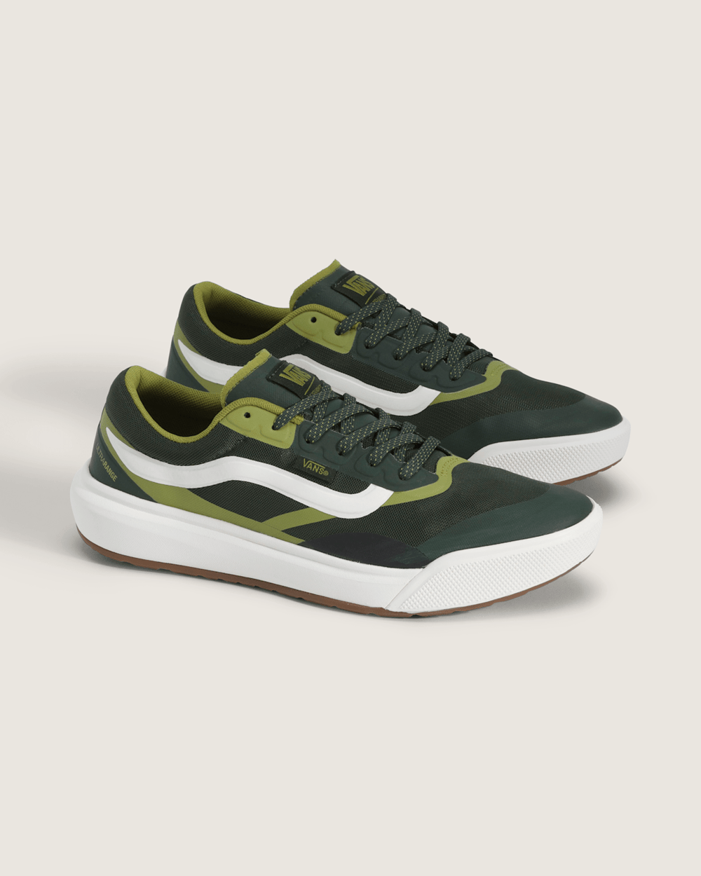 Men Vans UltraRange 2.0 Shoe in Kelp Green / Marshmallow White