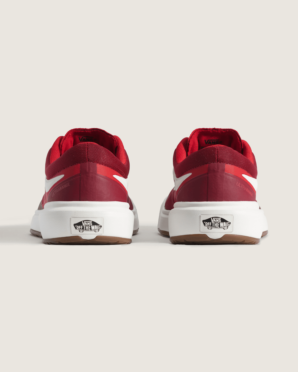 Men Vans UltraRange 2.0 Shoe in Bordeaux Red / Marshmallow White