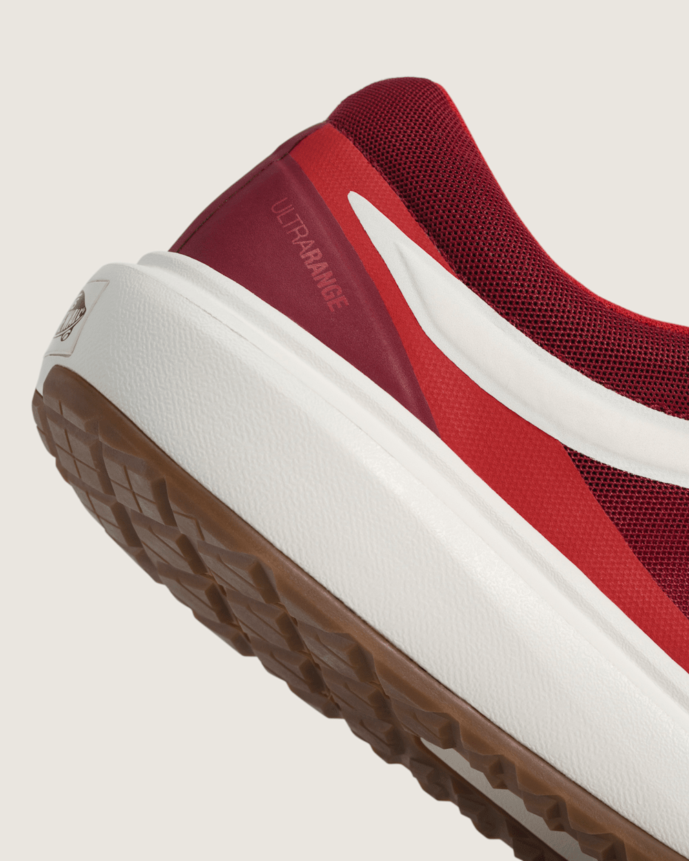 Men Vans UltraRange 2.0 Shoe in Bordeaux Red / Marshmallow White