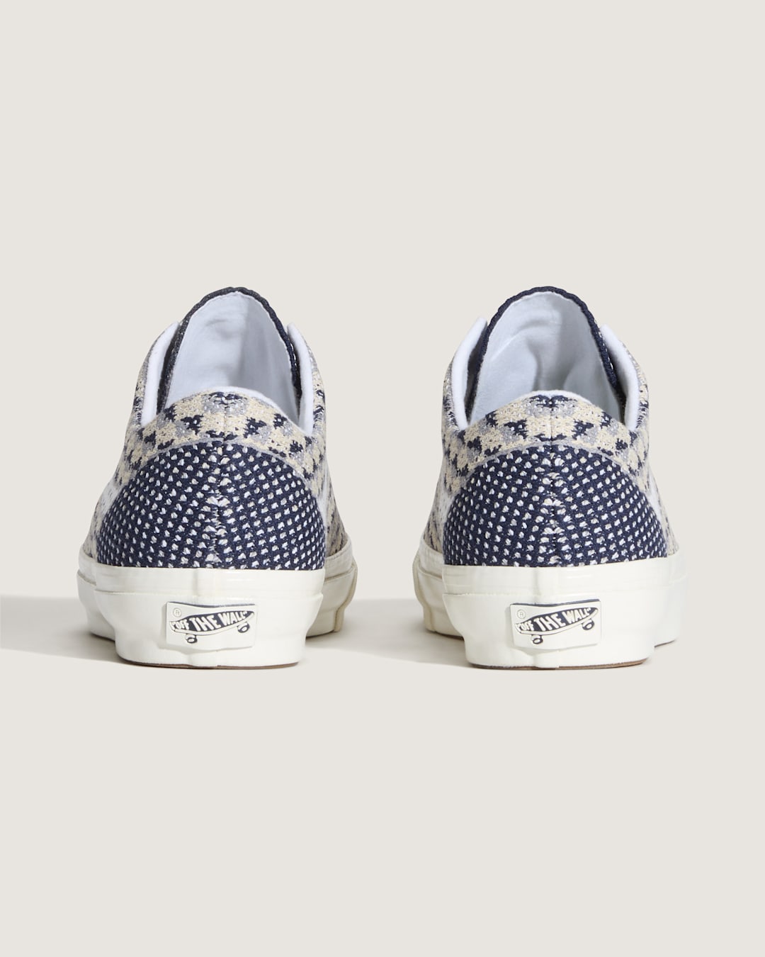 Men|Sale Vans Premium Old Skool Shoe in Geo Check Frost Grey