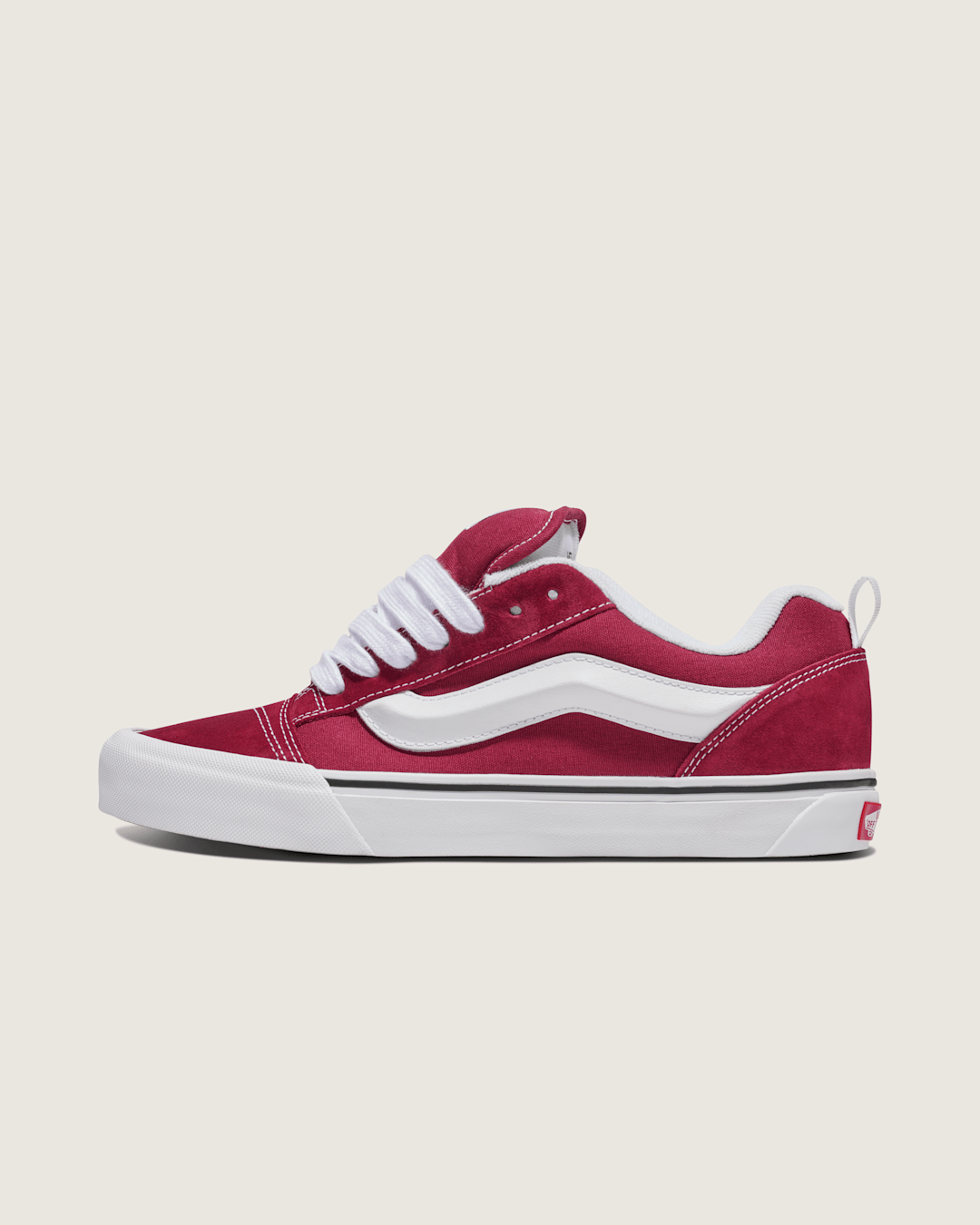Men|Sale Vans Knu Skool Shoe in Rhododendron Red