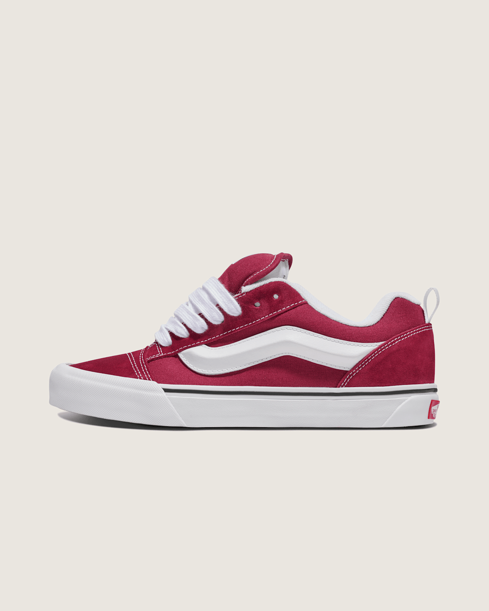 Men|Sale Vans Knu Skool Shoe in Rhododendron Red