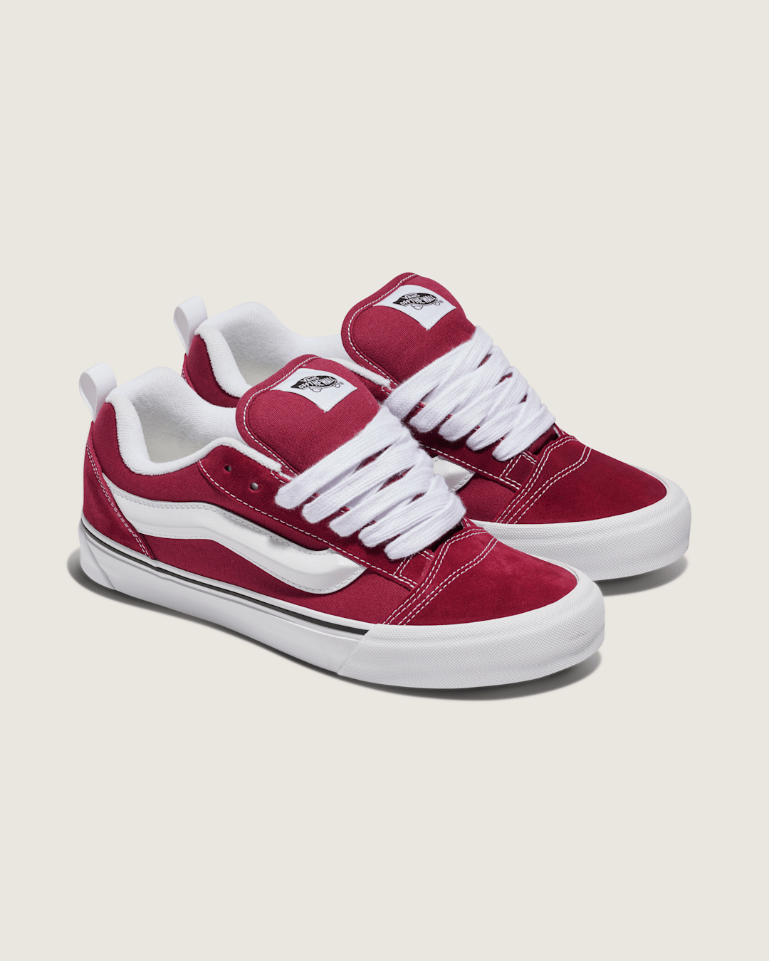 Men|Sale Vans Knu Skool Shoe in Rhododendron Red