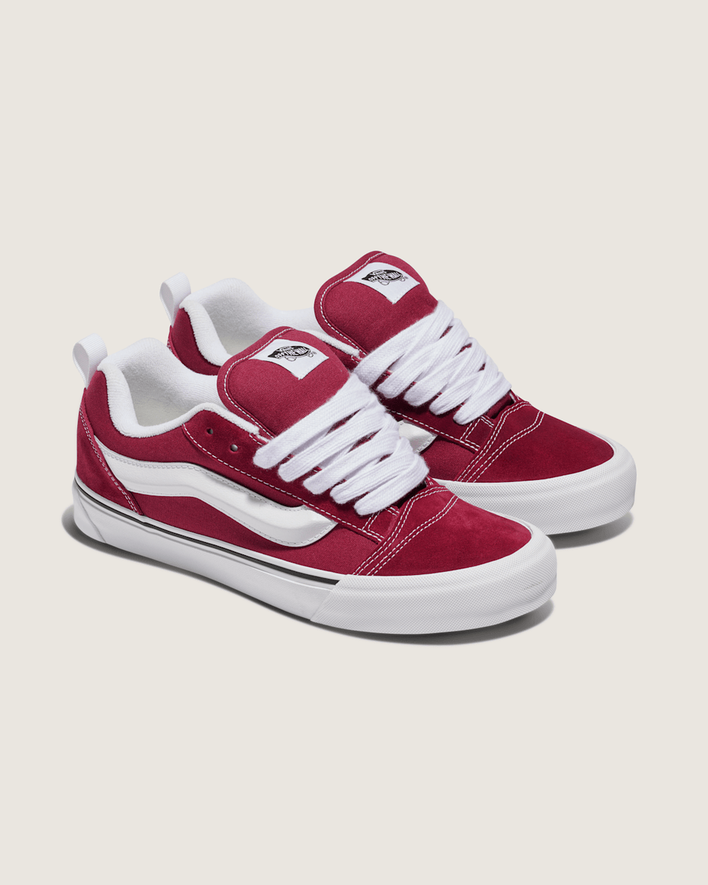 Men|Sale Vans Knu Skool Shoe in Rhododendron Red