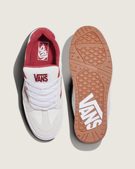 Men|Sale Vans Upland Shoe in White / Sun-Dried Tomato Red