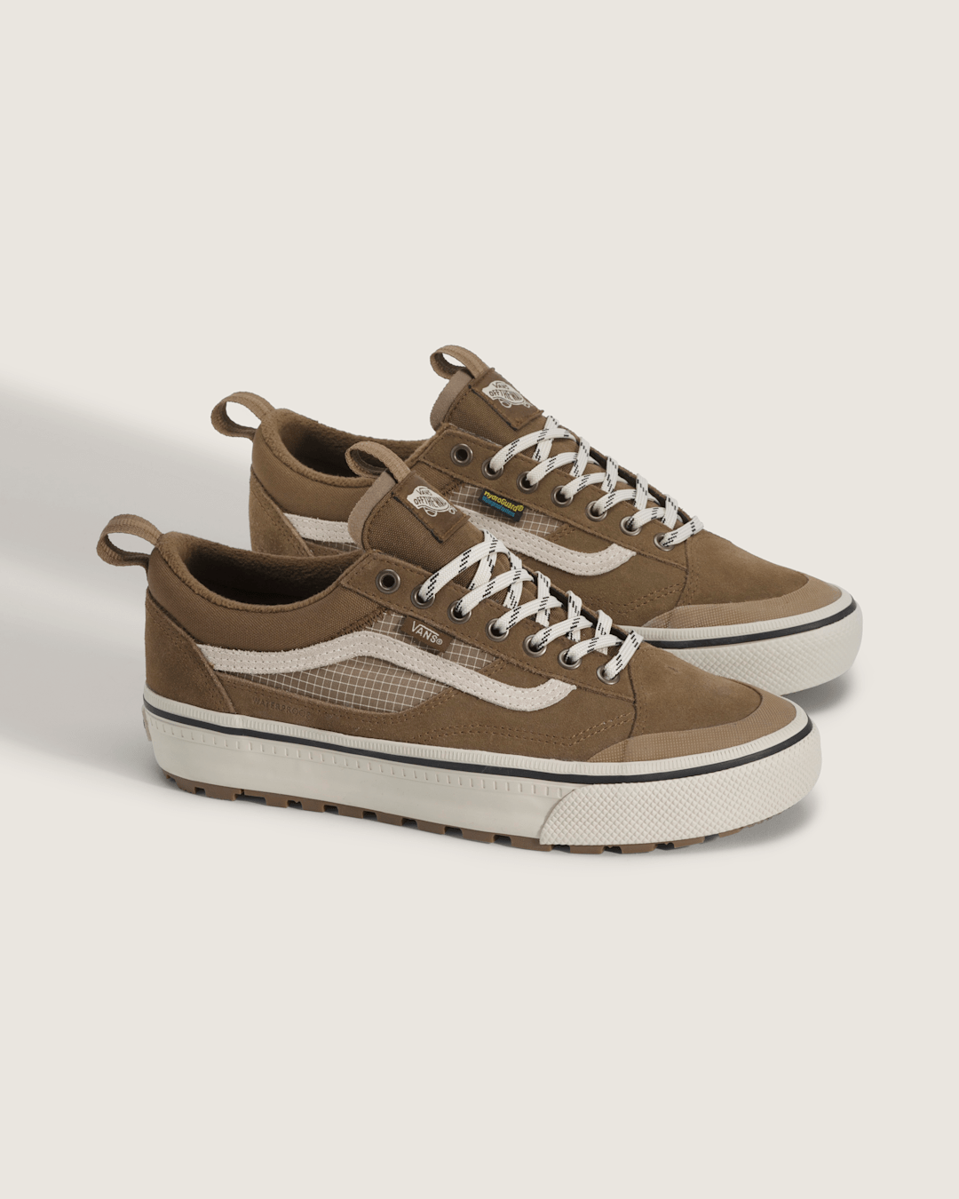 Men|Sale Vans Old Skool Waterproof Insulated Shoe in Brown / Green