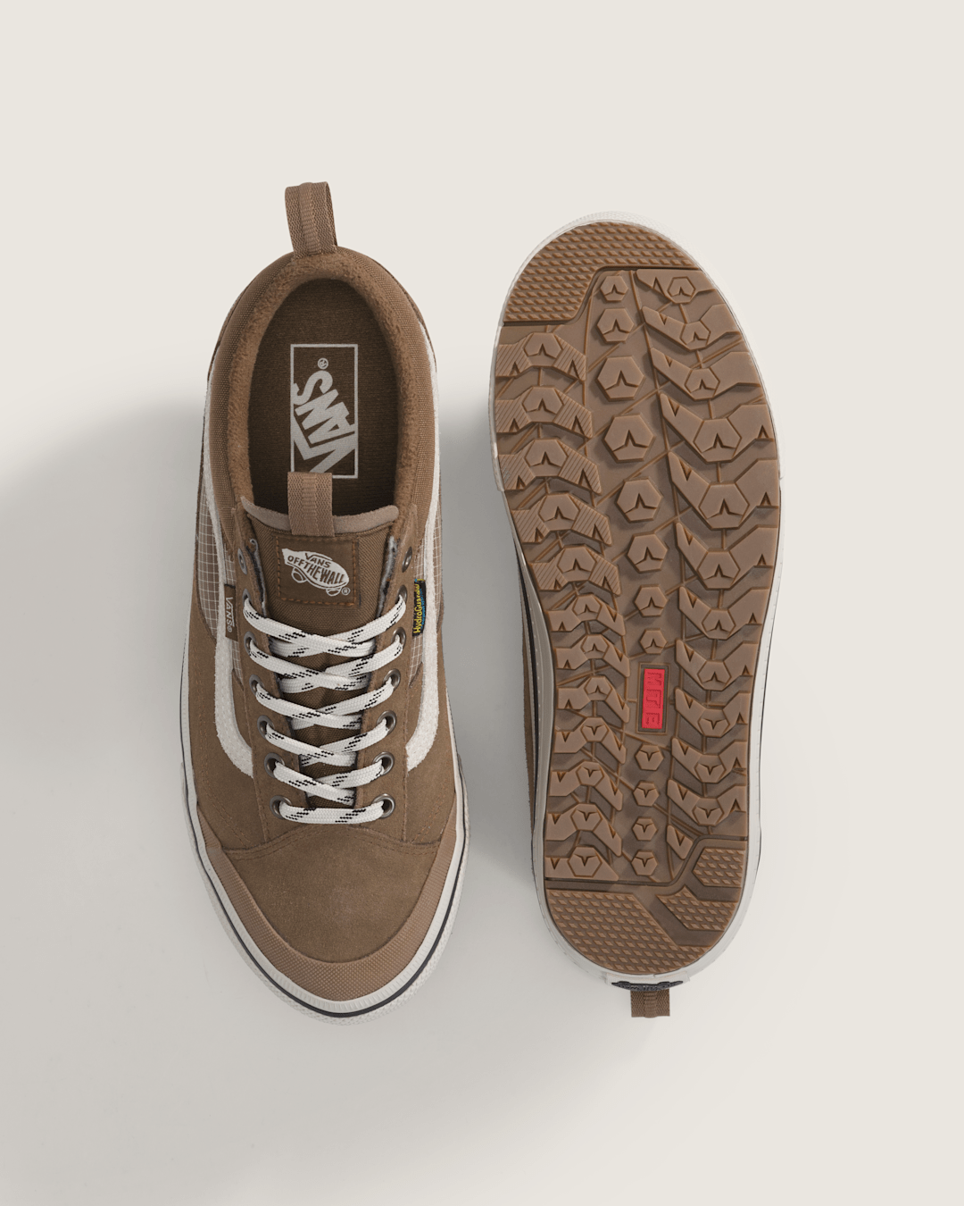 Men|Sale Vans Old Skool Waterproof Insulated Shoe in Brown / Green