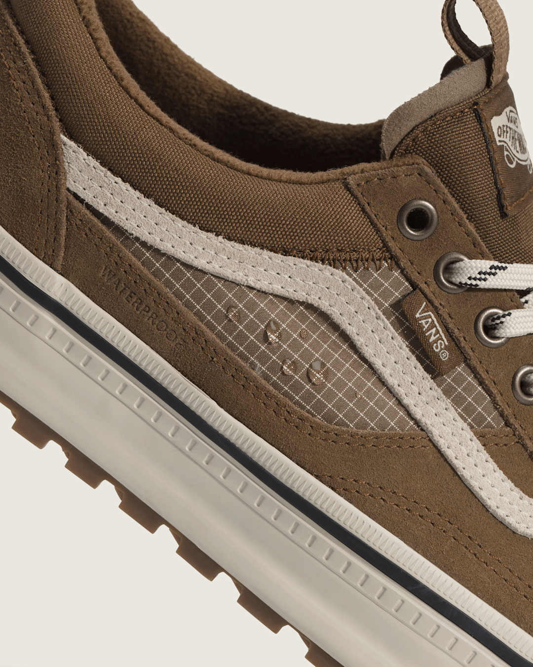 Men|Sale Vans Old Skool Waterproof Insulated Shoe in Brown / Green