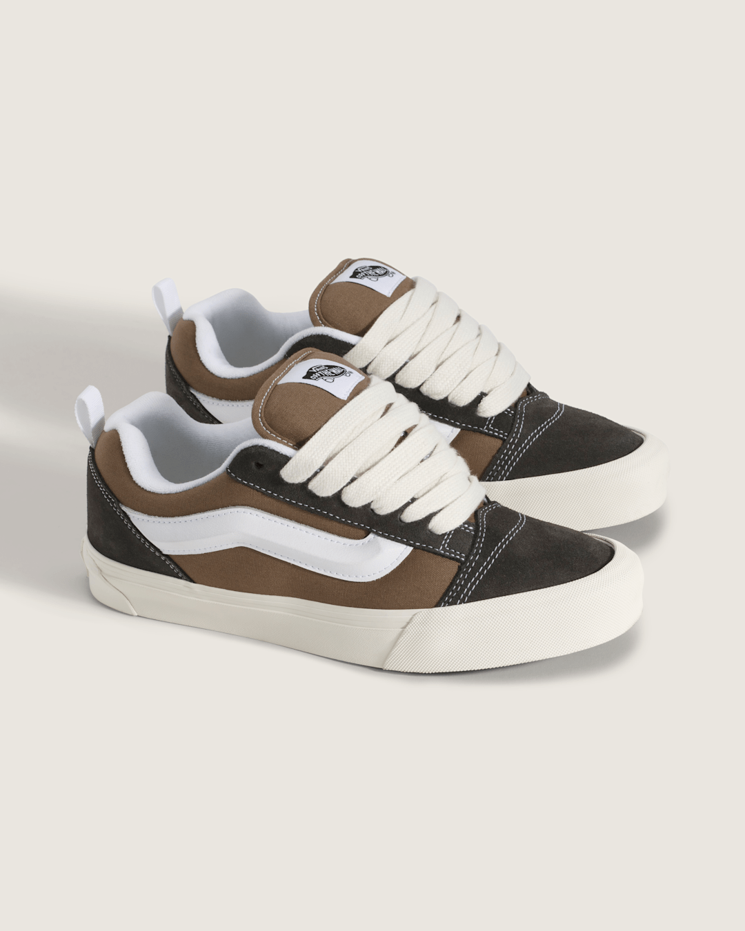 Men|Sale Vans Knu Skool Shoe in Light Brown / Dark Brown