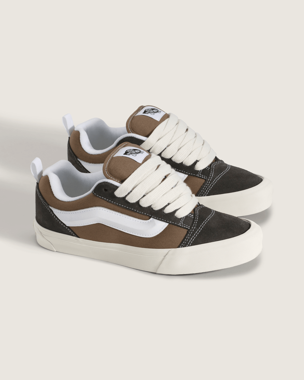 Men|Sale Vans Knu Skool Shoe in Light Brown / Dark Brown