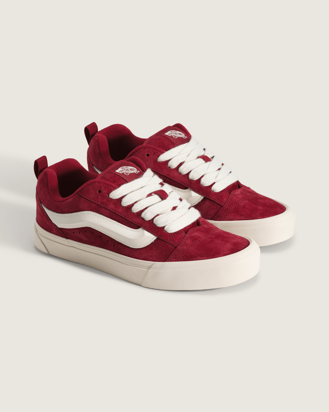 Men|Sale Vans Knu Skool Shoe in Bordeaux Red