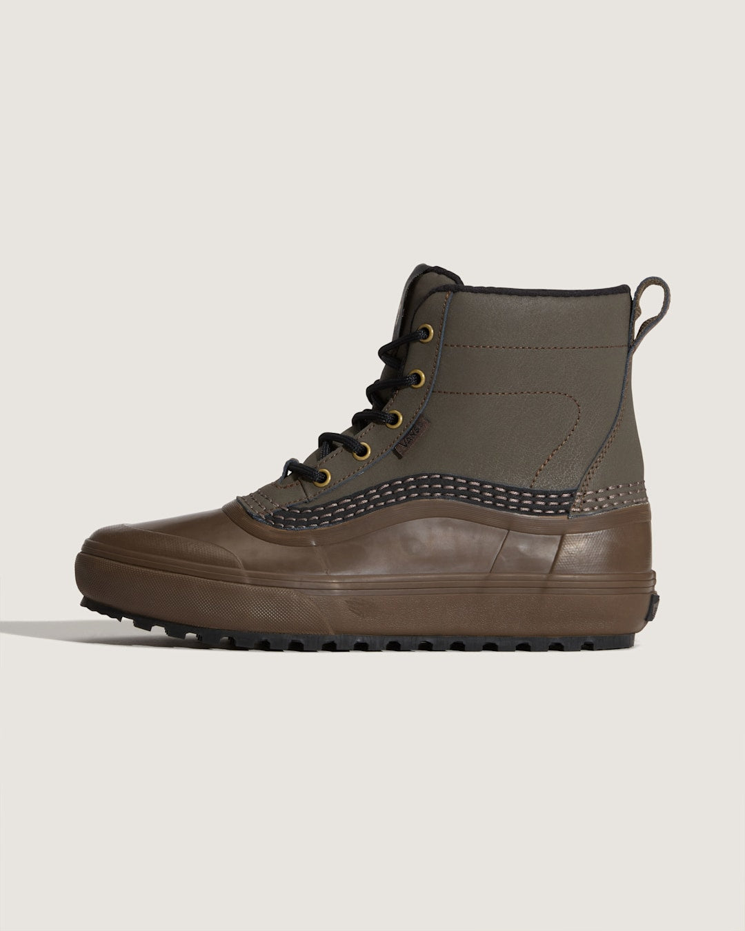 Men Vans Blake Paul Standard Mid Waterproof Boot in Demitasse Brown / Green