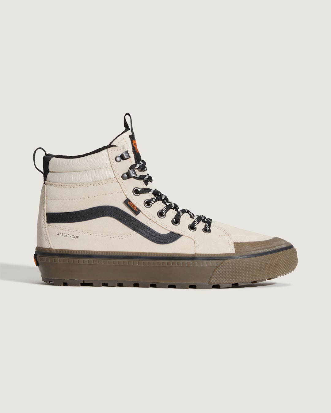 Men|Sale Vans Sk8-Hi Waterproof Insulated Shoe in Oatmeal Beige / Black